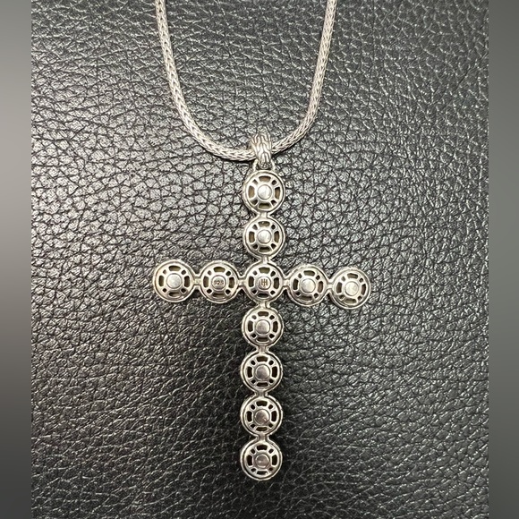 John Hardy large dot cross and chain 34 inch - Picture 10 of 12